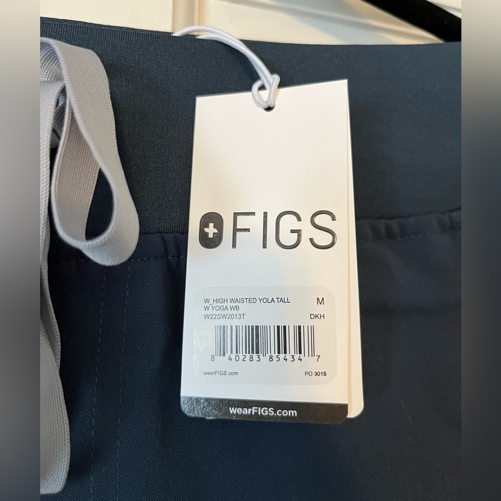 Figs high waisted Yola scrub pants Dark Harbor